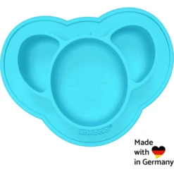 KOKOLIO Eetbordje Koali Van Siliconen, Vanaf 6 Maanden In Blauw -Kleintje Luxe kokolio eetbordje koali van siliconen vanaf 6 maanden in blauw a317285 3