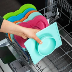 KOKOLIO Eetkom Bowli Van Silicone In Roze -Kleintje Luxe kokolio eetkom bowli van silicone in roze a317255 4