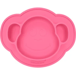 KOKOLIO Monki Siliconen Eetbordje, Vanaf 6 Maanden In Roze
