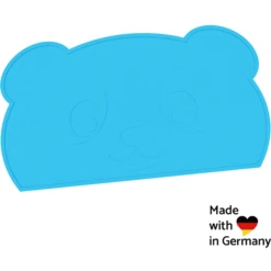 KOKOLIO Placemat Little Silicone Panda, In Groen -Kleintje Luxe kokolio placemat little silicone panda in groen a317330 3