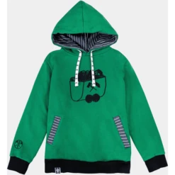 Kolen Nippers Hoodie Lore Groen -Kleintje Luxe kolen nippers hoodie lore groen a333369 2
