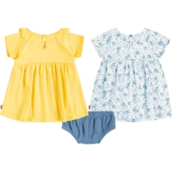 Levis Levi's® 2-pack Jurk Geel/blauw -Kleintje Luxe levis 2 pack jurk geel blauw a406943 1