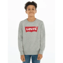 Levis Levi's® Kids Jongens Sweatshirt Lichtgrijs -Kleintje Luxe levis kids jongens sweatshirt lichtgrijs a345687 4
