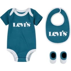 Levis Levi's® Kids Set 3st. Blauw -Kleintje Luxe levis kids set 3st blauw a316764 2
