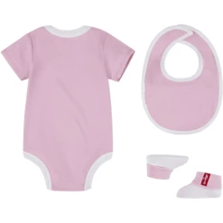 Levis Levi's® Kids Set 3st. Roze -Kleintje Luxe levis kids set 3st roze a316765 3