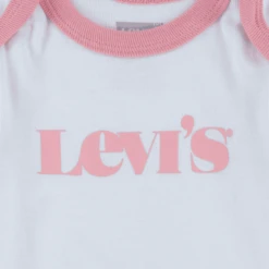 Levis Levi's® Kids Set 3st. Wit -Kleintje Luxe levis kids set 3st wit a316763 3