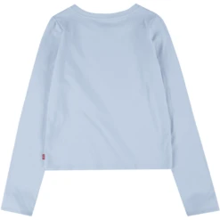 Levis Levi's® Kids Shirt Lange Mouwen Lichtblauw -Kleintje Luxe levis kids shirt lange mouwen lichtblauw a316537 4