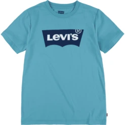 Levis Levi's® Kinder T-shirt Aqua 6 Levis Levi's® Kinder T-shirt Aqua -Kleintje Luxe levis kinder t shirt aqua a345596 2