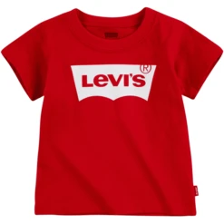 Levis Levi's® Kinder T-shirt Rood -Kleintje Luxe levis kinder t shirt rood a316475 2