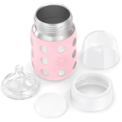 Life Factory Babyfles Met Brede Hals 235 Ml Met Siliconenspeen, Woestijnroze -Kleintje Luxe life factory babyfles met brede hals 235 ml met siliconenspeen woestijnroze a345461 2