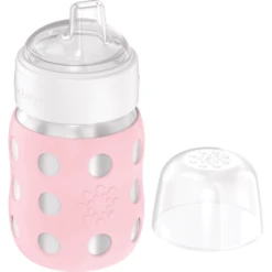 Life Factory Babyfles Met Brede Hals 235 Ml Met Zachte Drinkdop, Woestijnroze -Kleintje Luxe life factory babyfles met brede hals 235 ml met zachte drinkdop woestijnroze a345466 4