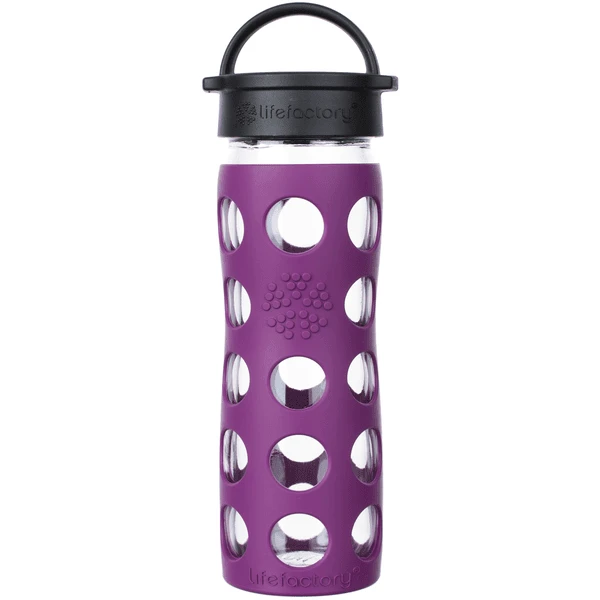 Lifefactory Drinkfles Classic Cap Plum 475ml 1 Lifefactory Drinkfles Classic Cap Plum 475ml