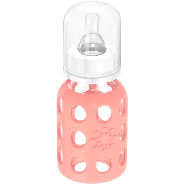 LIFEFACTORY Glazen Babyfles Cantaloupe 120ml 4 LIFEFACTORY Glazen Babyfles Cantaloupe 120ml - Afbeelding 4