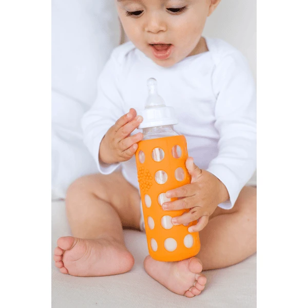 LIFEFACTORY Glazen Babyfles Papaya 250 Ml 2 LIFEFACTORY Glazen Babyfles Papaya 250 Ml - Afbeelding 2