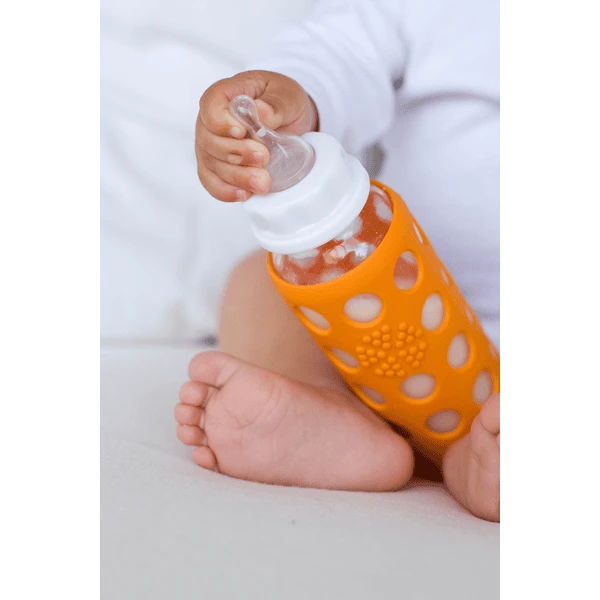 LIFEFACTORY Glazen Babyfles Papaya 250 Ml 3 LIFEFACTORY Glazen Babyfles Papaya 250 Ml - Afbeelding 3