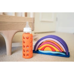 LIFEFACTORY Glazen Babyfles Papaya 250 Ml 9 LIFEFACTORY Glazen Babyfles Papaya 250 Ml -Kleintje Luxe lifefactory glazen babyfles papaya 250 ml a265395 4