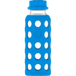 LIFEFACTORY Glazen Drinkfles "ocean" 250ml