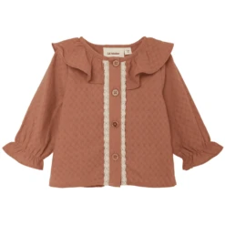 Lil'Atelier Blouse Nbfdolly Mokka Mousse -Kleintje Luxe lilatelier blouse nbfdolly mokka mousse a411410 3