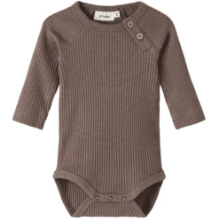 Lil'Atelier Body Met Lange Mouwen Nbmrajo Plum Truffel