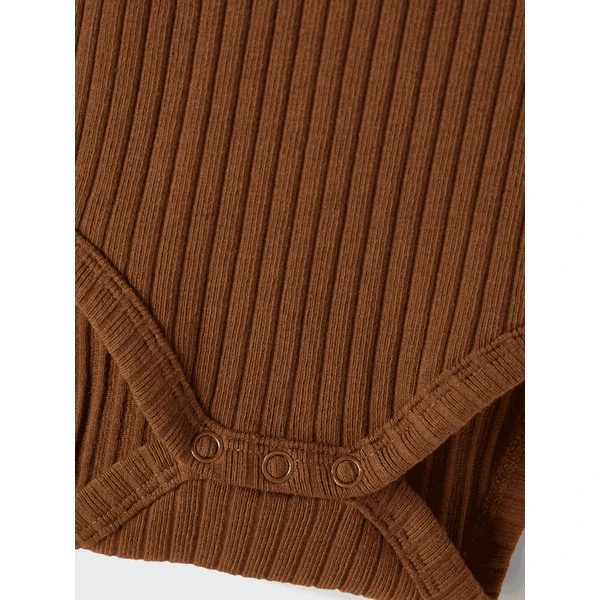 Lil'Atelier Lange Mouw Body Nbnikar Cambridge Bruin 2 Lil'Atelier Lange Mouw Body Nbnikar Cambridge Bruin - Afbeelding 2