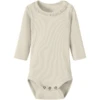 Lil'Atelier Lange Mouw Bodysuit Nbfgago Turtledove