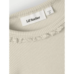 Lil'Atelier Lange Mouw Bodysuit Nbfgago Turtledove -Kleintje Luxe lilatelier lange mouw bodysuit nbfgago turtledove a411408 3