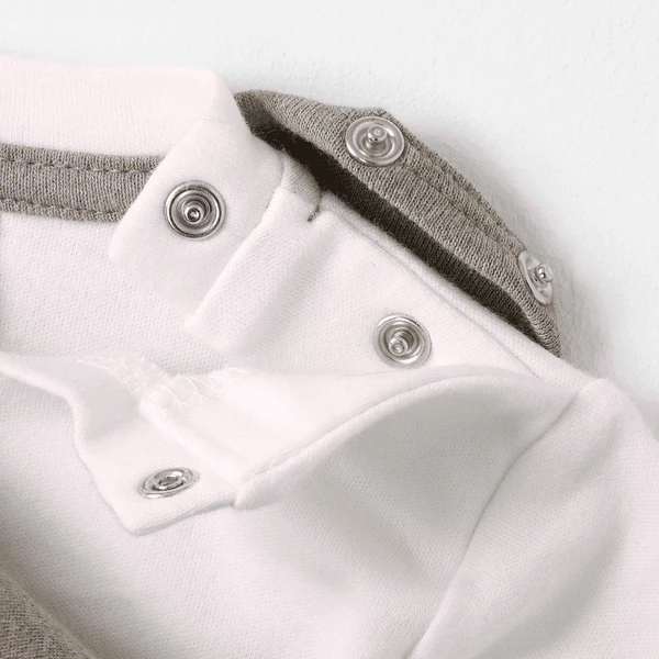 LITTLE Romperset 2-delig Beige Gemêleerd 3 LITTLE Romperset 2-delig Beige Gemêleerd - Afbeelding 3