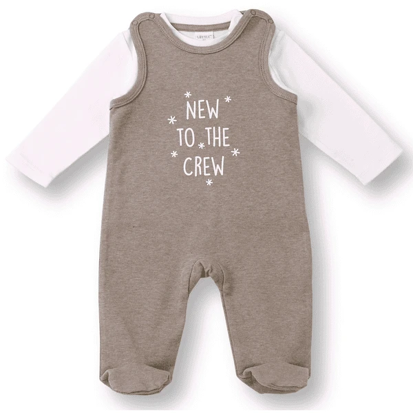 LITTLE Romperset 2-delig Beige Gemêleerd 4 LITTLE Romperset 2-delig Beige Gemêleerd - Afbeelding 4