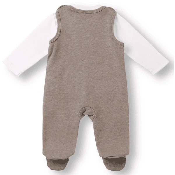 LITTLE Romperset 2-delig Beige Gemêleerd 5 LITTLE Romperset 2-delig Beige Gemêleerd - Afbeelding 5