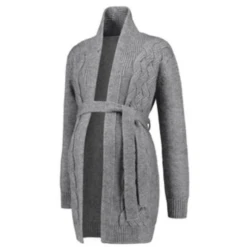 LOVE2WAIT Zwangerschapsvest Kabel Grijs -Kleintje Luxe love2wait zwangerschapsvest kabel grijs a254732 2