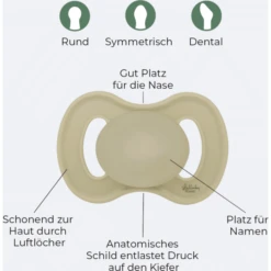 Lullaby Planet Latex Speen Rond 2-pack Maat 2 Forest Green & Flint Stone -Kleintje Luxe lullaby planet latex speen rond 2 pack maat 2 forest green amp flint stone a353836 4