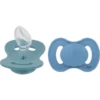 Lullaby Planet Siliconen Fopspeen 2 Pack Dental Maat 2 Ocean Teal & Dove Blue