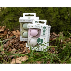 Lullaby Planet Siliconen Fopspeen 2 Pack Dental Maat 2 Roze Koraal & Lavendel Breeze -Kleintje Luxe lullaby planet siliconen fopspeen 2 pack dental maat 2 roze koraal amp lavendel breeze a353800 1