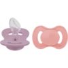 Lullaby Planet Siliconen Fopspeen 2 Pack Dental Maat 2 Roze Koraal & Lavendel Breeze