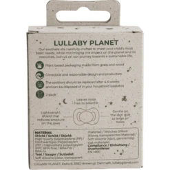 Lullaby Planet Siliconen Fopspeen 2 Pack Dental Maat 2 Roze Koraal & Lavendel Breeze -Kleintje Luxe lullaby planet siliconen fopspeen 2 pack dental maat 2 roze koraal amp lavendel breeze a353800 4