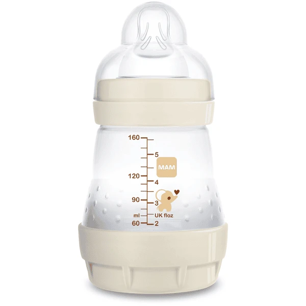 MAM Babyfles Easy Start Anti-Colic 160 Ml, 0+ Maanden, Elephant 5 MAM Babyfles Easy Start Anti-Colic 160 Ml, 0+ Maanden, Elephant - Afbeelding 5