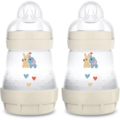 MAM Babyfles Easy Start Anti-Colic 160 Ml, 0+ Maanden, Olifant, 2 Stuks -Kleintje Luxe mam babyfles easy start anti colic 160 ml 0 maanden olifant 2 stuks a383053 3