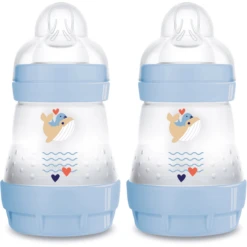 MAM Babyfles Easy Start Anti-Colic 160 Ml, 0+ Maanden, Walvis, 2 Stuks -Kleintje Luxe mam babyfles easy start anti colic 160 ml 0 maanden walvis 2 stuks a383051 3