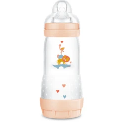 MAM Babyfles Easy Start Anti-Colic 320 Ml, 4+ Maanden, Krokodil/leeuw -Kleintje Luxe mam babyfles easy start anti colic 320 ml 4 maanden krokodil leeuw a383061 2