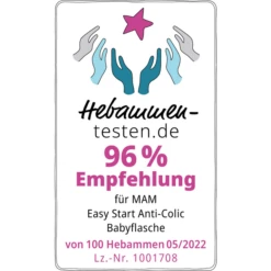 MAM Babyfles Easy Start Anti-koliek-Elementen 260 Ml Uil In Roze -Kleintje Luxe mam babyfles easy start anti koliek elementen 260 ml uil in roze a309810 2