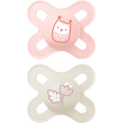 MAM Fopspeen Start Elements Latex, 2 Stuks, Uil/Bloem -Kleintje Luxe mam fopspeen start elements latex 2 stuks uil bloem a394276 3