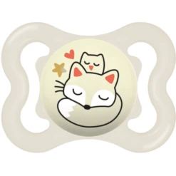 MAM Fopspeen Supreme Night Silicone, 0-6 Maanden, 2st, Vos/koala -Kleintje Luxe mam fopspeen supreme night silicone 0 6 maanden 2st vos koala a382635 3