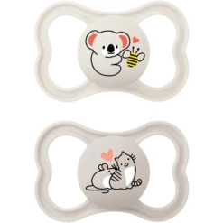 MAM Fopspeen Supreme Silicone, 16+ Maanden, 2st, Koala/Kat