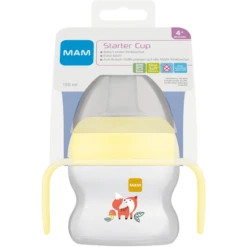 MAM Mok Starter Cup, 150 Ml, Fox -Kleintje Luxe mam mok starter cup 150 ml fox a383139 2