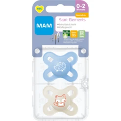MAM Soother Start Elements Latex, 2 Stuks, Egel/vos 9 MAM Soother Start Elements Latex, 2 Stuks, Egel/vos -Kleintje Luxe mam soother start elements latex 2 stuks egel vos a394274 4