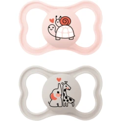 MAM Speen Supreme Silicone, 6-16 Maanden, 2 Stuks, S Child Pad/giraffe -Kleintje Luxe mam speen supreme silicone 6 16 maanden 2 stuks s child pad giraffe a382640 3