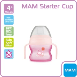 MAM Startbeker, 150 Ml, Uil -Kleintje Luxe mam startbeker 150 ml uil a383130 4