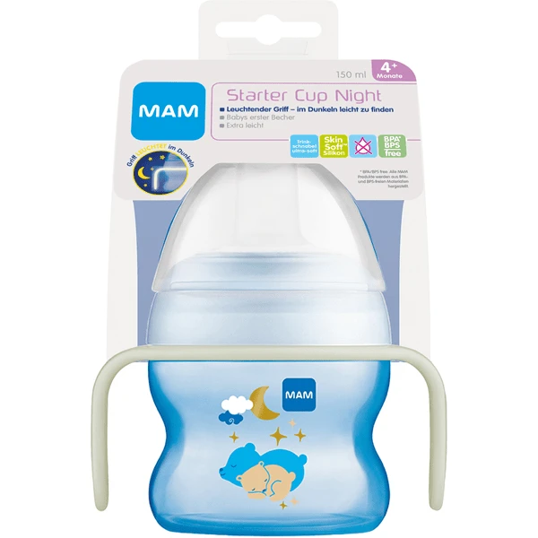 MAM Starterbeker Night 150 Ml Beer In Blauw 4 MAM Starterbeker Night 150 Ml Beer In Blauw - Afbeelding 4