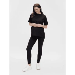 Mama;licious Shirt/legging Set MLSALLY Black -Kleintje Luxe mamalicious shirt legging set mlsally black a372343 2