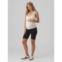 Mama;licious Zwangerschap Shorts MLEMMA 2-pack Black / Leo -Kleintje Luxe mamalicious zwangerschap shorts mlemma 2 pack black leo a414504 2